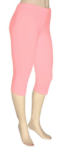 Cotton Spandex Capri Yoga Leggings by Emily Chen USA (S - 5XL) - Picture 14 of 31