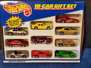 hot wheels 10 cars gift pack