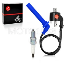 Ignition Coil & Spark Plug For Polaris ATV Predator 500 2003 2004 2005 2006 2007