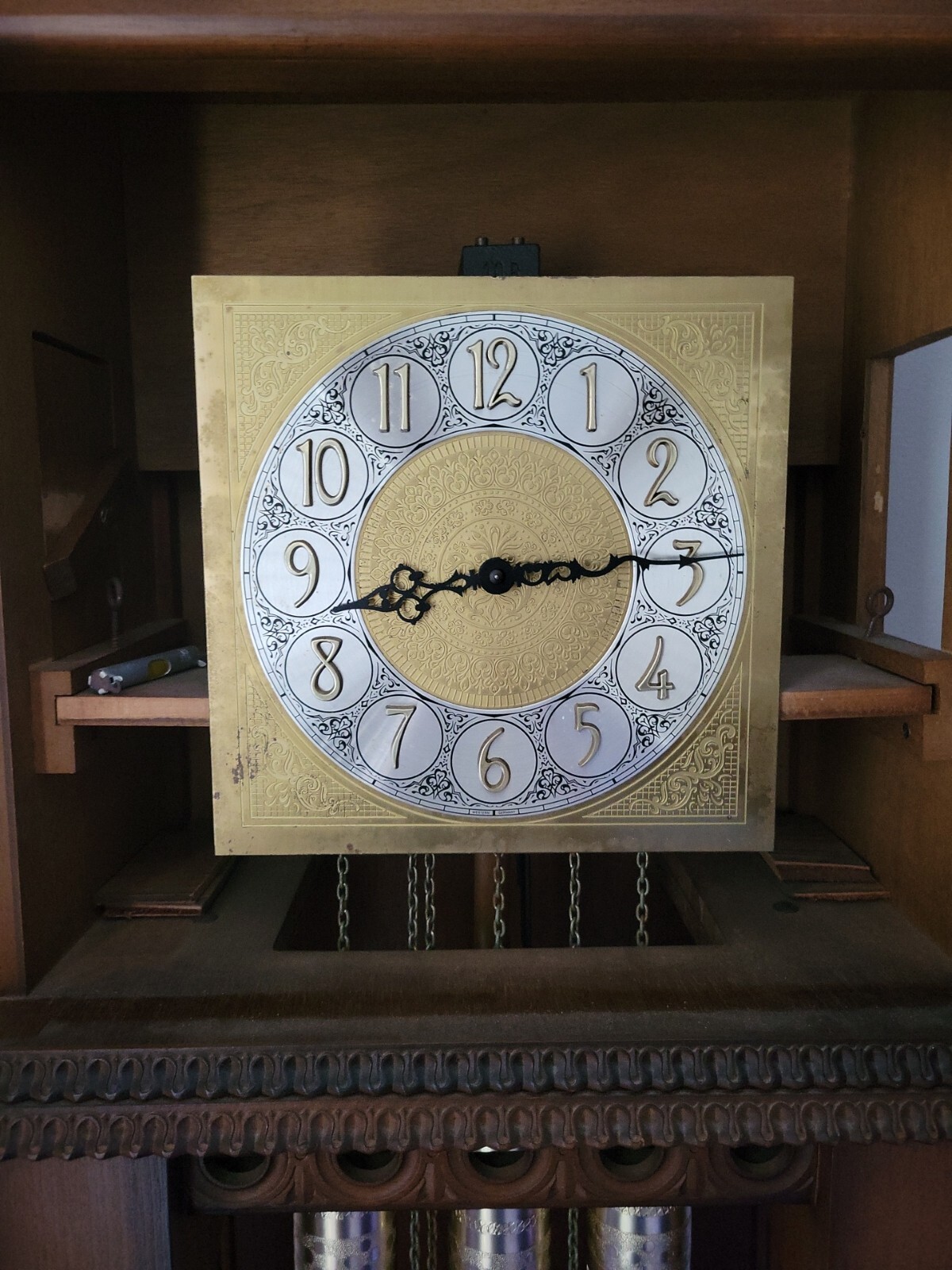 Vintage Antique German Made Grandfather Clock eBay