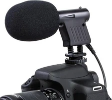 Ritz Gear Shotgun Microphone for Canon, Nikon, Sony DSLR Cameras