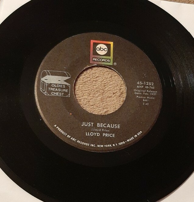 Lloyd Price 45 I'm Gonna Get Married / Just Because ABC 451252 vg+ eBay