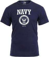 Navy Blue US Navy Emblem Official USN NAVY Since 1775 T-Shirt