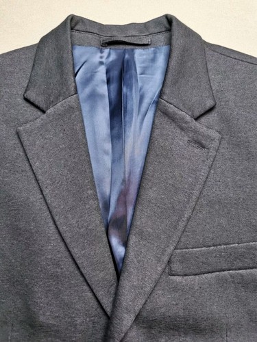 HACKETT LONDON Boys Age 13-14 Cotton Linen Jersey Blazer (BNWT) Single Breasted - Picture 3 of 20