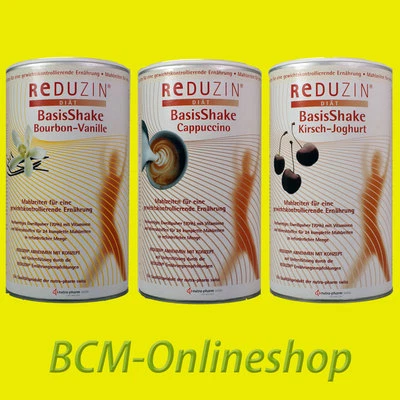 BCM REDUZIN * BCM Onlineshop * 3 Dosen REDUZIN BasisKost Diät Shake * 75 Portionen *