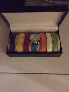 watch set with interchangeable bands