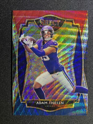 Adam Thielen 2020 Panini Select #113 - Premier Level Tri-Color Prizm /199