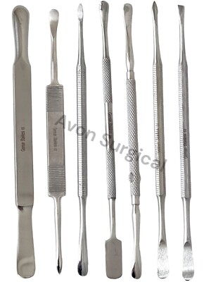 7 PERIOSTEAL DENTAL ELEVATOR SET SURGICAL INSTRUMENTS (Germany Stainless steel )