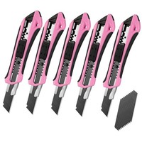 Workpro 5 StüCk Cuttermesser Set 18Mm Mit 20 Ersatzklingen Aus SK5,