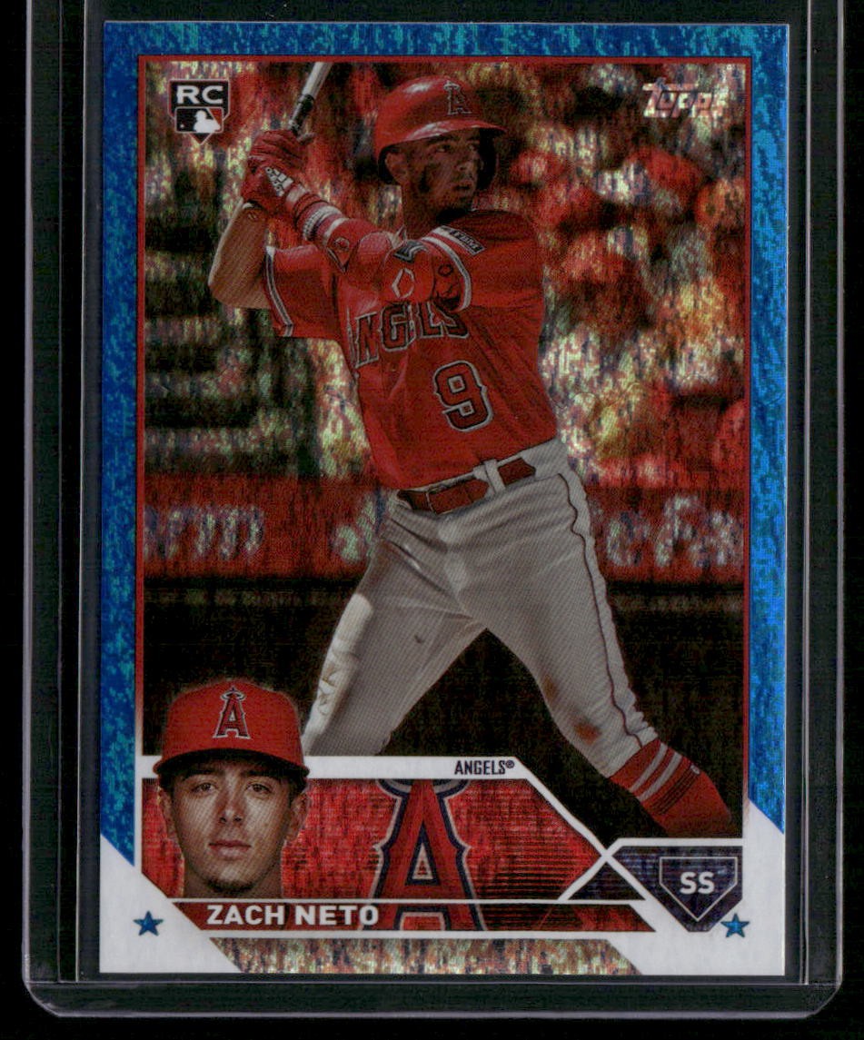 2023 Topps Update #US98 Zach Neto Blue Foil #/999