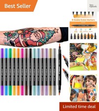 15 Colors Face Painting Kit, Dual tip Tattoo Markers for Kids