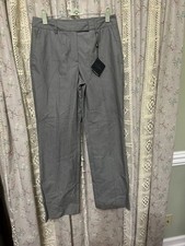 Brooks Brothers Caroline Fit Gray Pinstripe Pants Size 2 NWT