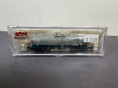 Tren escala N Atlas 34841 vagón cisterna caolín THIELE KAOLIN ACFX 79114 | Condition: New