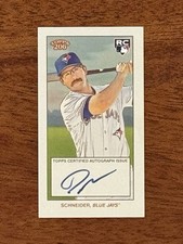 2024 Topps 206 Davis Schneider RC Auto Toronto Blue Jays