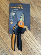 Fiskars X-Series Pruner Titanium Blade Ergonomic SoftGrip PowerGear Handle