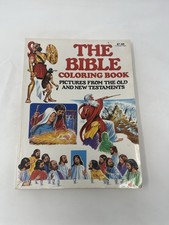 Vintage 1991 The Bible Coloring Book Pictures from the Old  New Testament