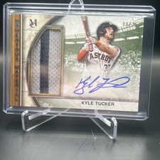 2025 Topps Museum Momentous Material Jumbo Patch Auto Kyle Tucker /25