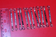 Lot of 24 - 3/16 x 13/64 Offset Box End Wrench  USA Wilde Witco Tools  *