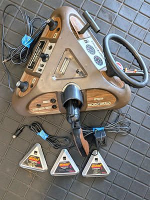 Coleco Telstar Arcade TV Console 1977 WITH 3 Game Cartridges - SEE PICS Read!