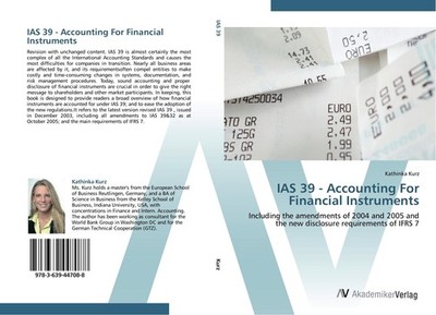 IAS 39 - Accounting For Financial Instruments Kathinka Kurz