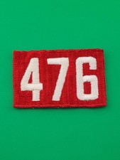 Troop Number 476 Red White Patch BSA Scouts America