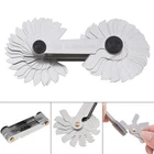 58-Piece Thread Pitch Gauge Set: 55 Degree, 60° Metric & 60° US Standard