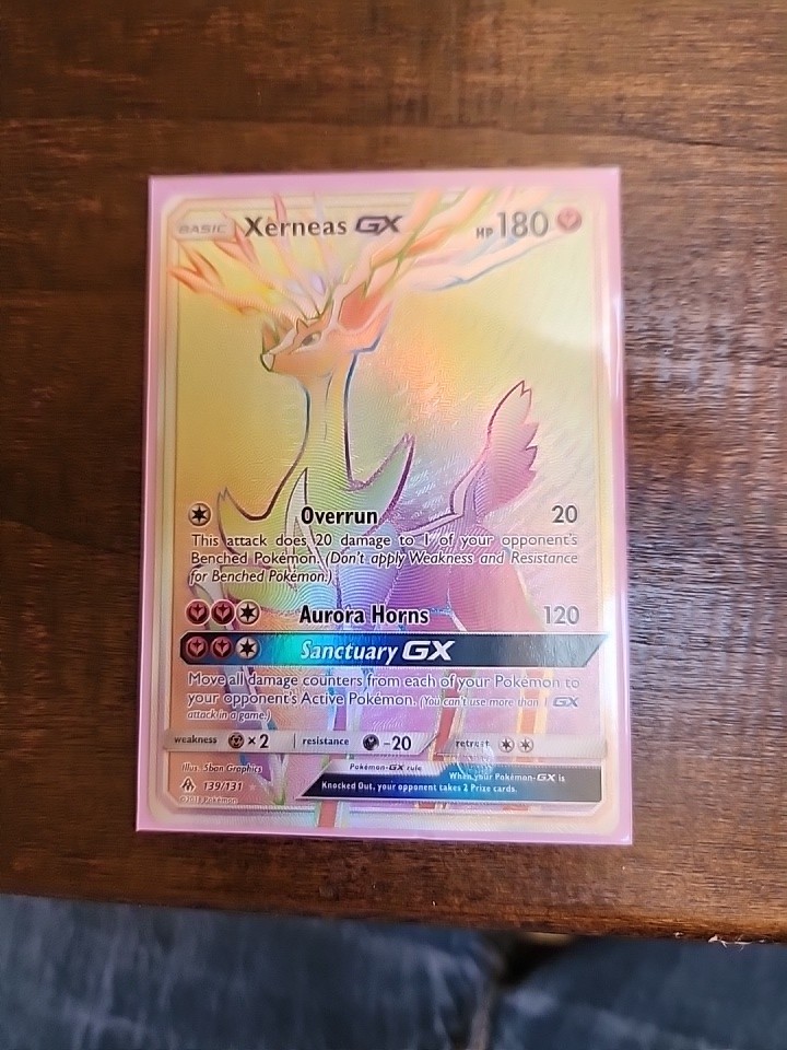 Xerneas GX (Secret) Secret Rare SM - Forbidden Light 139/131 NM Holo ZW1