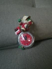 Vtg COCA COLA ORNAMENT TIME FOR REFRESHMENT WATCH CLOCK ENESCO