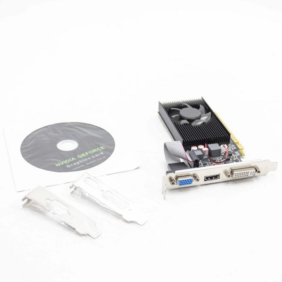 Video Card Nvidia Geforce Gt 210 1GB GDDR3 Low Profile SFF Double Bracket LP - Image 2 of 4