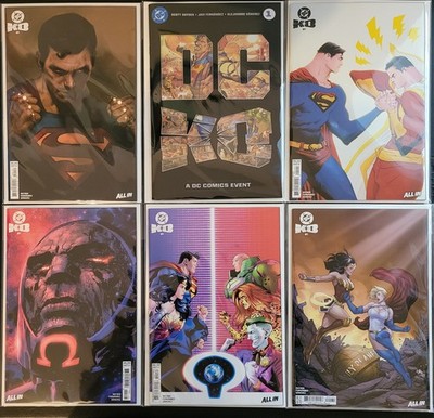 DC: KO #1, Lot A, 6 Standard Covers, NM/Better, D.C.-K.O., D C K O