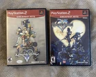 Kingdom Hearts 1 + 2 Bundle Lot - Greatest Hits (PlayStation 2 PS2) CIB Complete