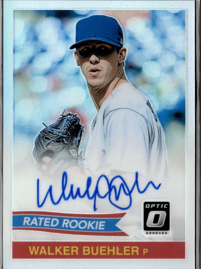 Walker Buehler 2018 Optic Holo Auto Autograph Los Angeles Dodgers