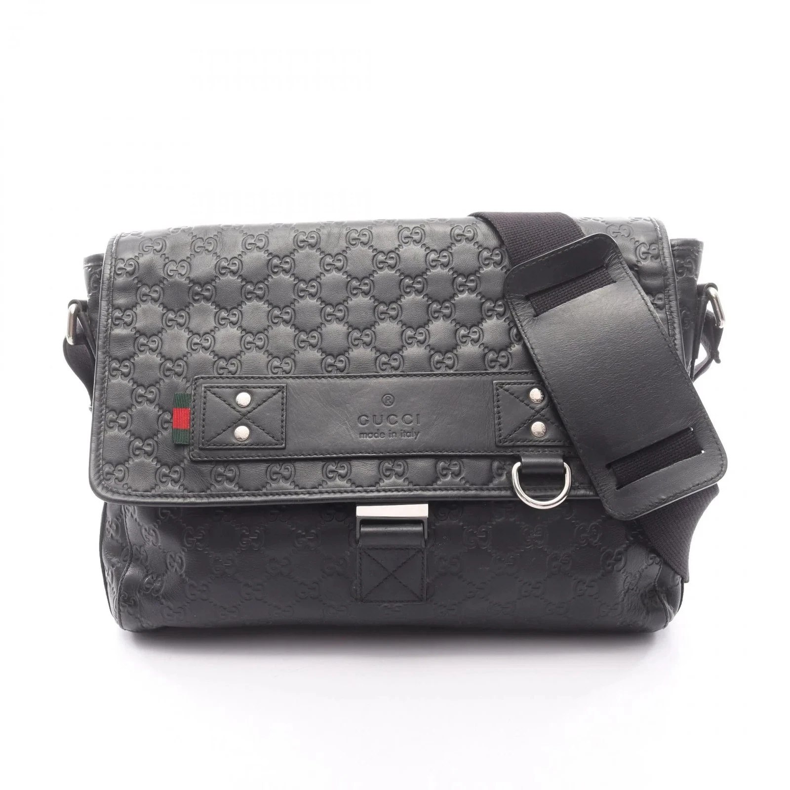 Gucci — Gucci Shoulder Bag Black Leather #RCB4593