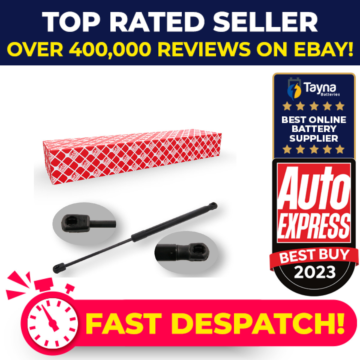 Boot Gas Strut 37481 Febi Spring Lift Tailgate Rear 3AF827550 3AF827550B Quality