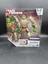 2014 MISB TRANSFORMERS GENERATIONS THRILLING 30 RHINOX Signed New! Sealed!