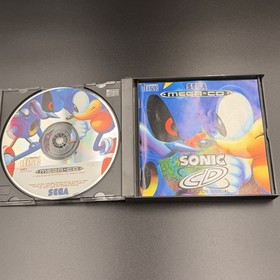 Sonic CD SEGA Mega-CD Game Boxed with Manual Included + BC Racers Demo Disc