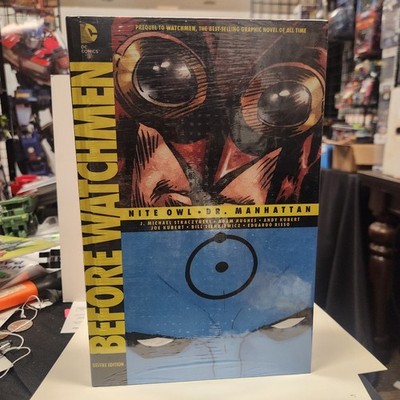 BEFORE WATCHMEN: NITE OWL, DR MANHATTAN DC hc MINT - Straczynski, Hughes, Kubert