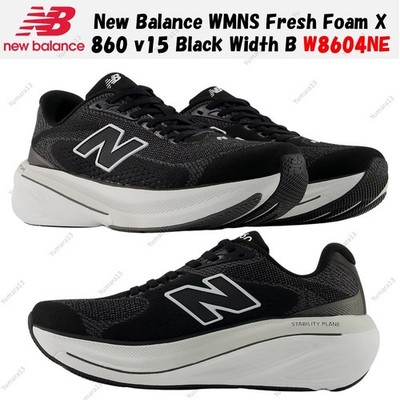 New Balance WMNS Fresh Foam X 860 v15 schwarz Weite B W8604NE Damengröße