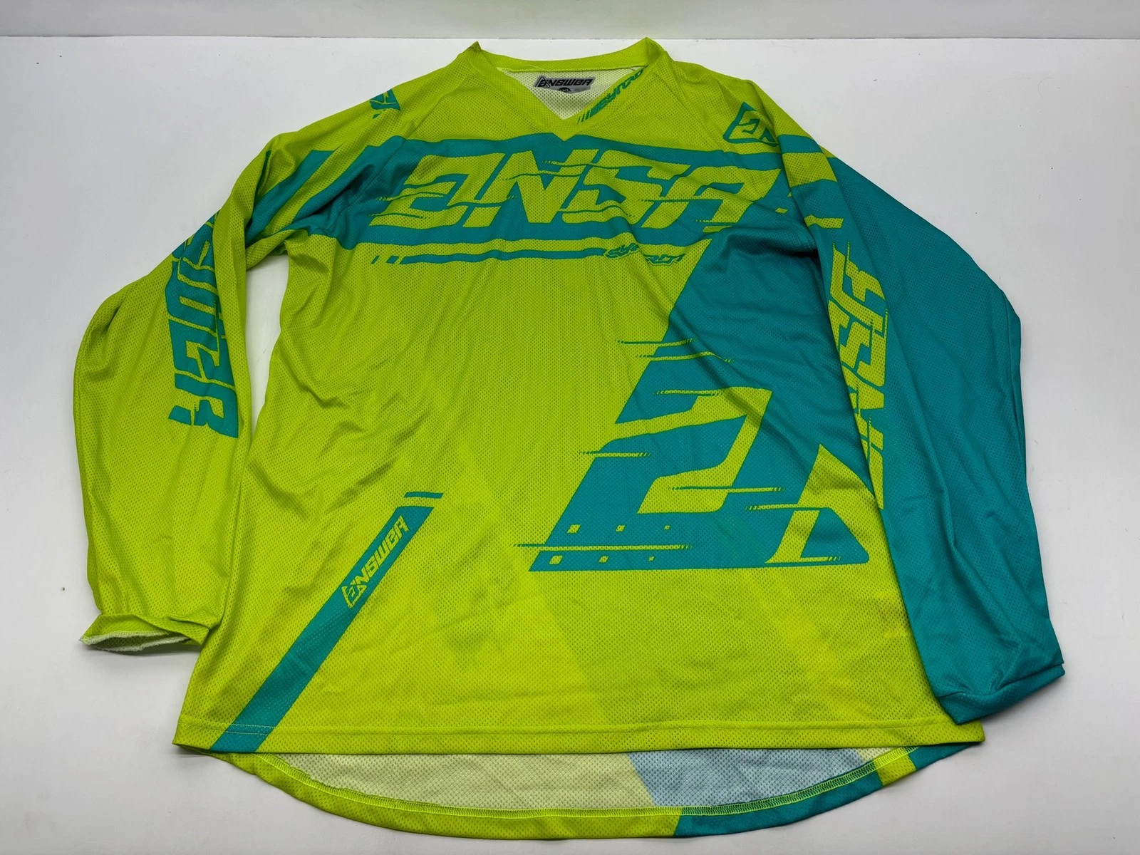 MSR Men's Jersey 2XL Blue Yellow XXL Riding Shirt Apparel Gear Motocross MX