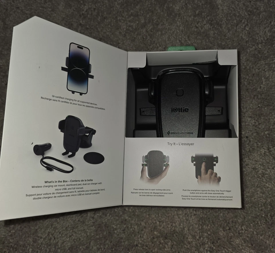 Montaje en tablero y parabrisas iOttie Easy One Touch inalámbrico 2 Foto 2 de 4