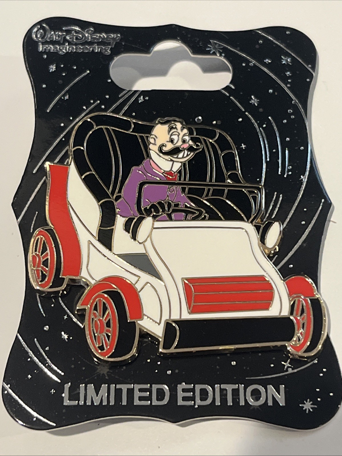 Disney Imagineering WDI Pin Mr. Toads Ride LE300 LE 300 New On Card MINT v30