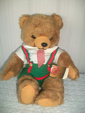 Hermann Teddy Original Bavarian Bear Boy with Tags 1980's 13" Tall