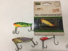 Heddon Sonar Metal Vibe Vibration 433 431 4-Piece Used Flies