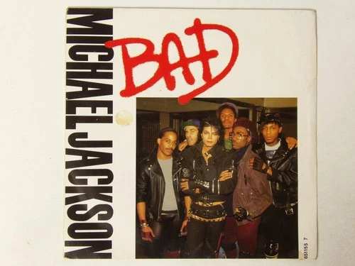 Michael Jackson:  Bad  1987  UK  EX+  7"