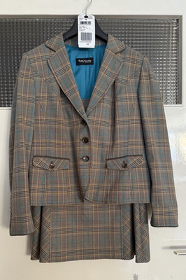 bettybarclay khaki/Beige Collection, kariert, Blaser mit Rock