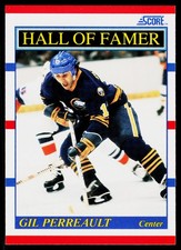 Gil Perreault, 1990-91 Score American, #355, Buffalo Sabres,