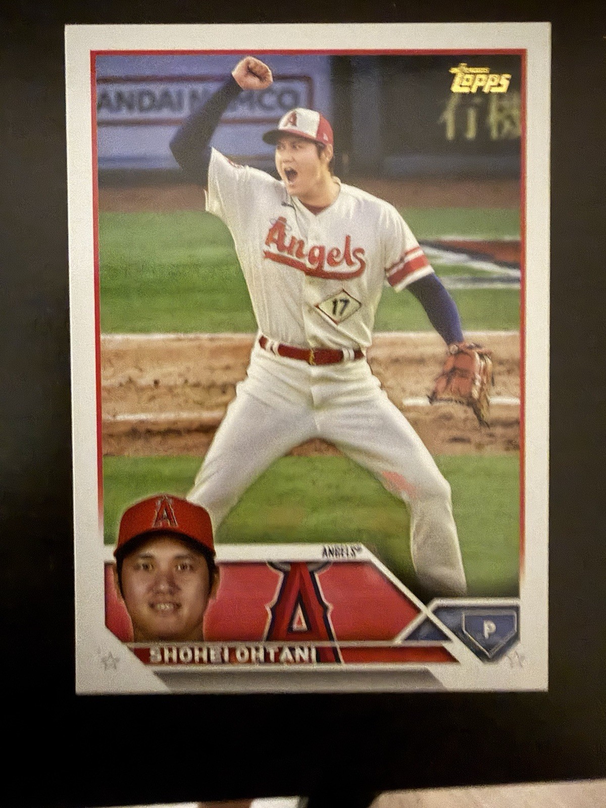 2023 Topps Series 1 SSP Image Variation Golden Mirror Shohei Ohtani #17