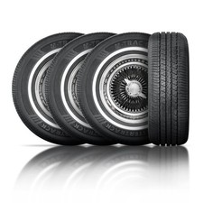 Set Of 4 Mastertrack M-trac Cw 20575r14 95s 18mm White Wall As Passenger Tires Set Of 4 Mastertrack M-trac Cw 20575r14 95s 18mm White Wall As Passenger Tires