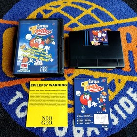 Neo Geo AES - CAPTAIN TOMADAY - 100% Authentic - EXTREMELY RARE