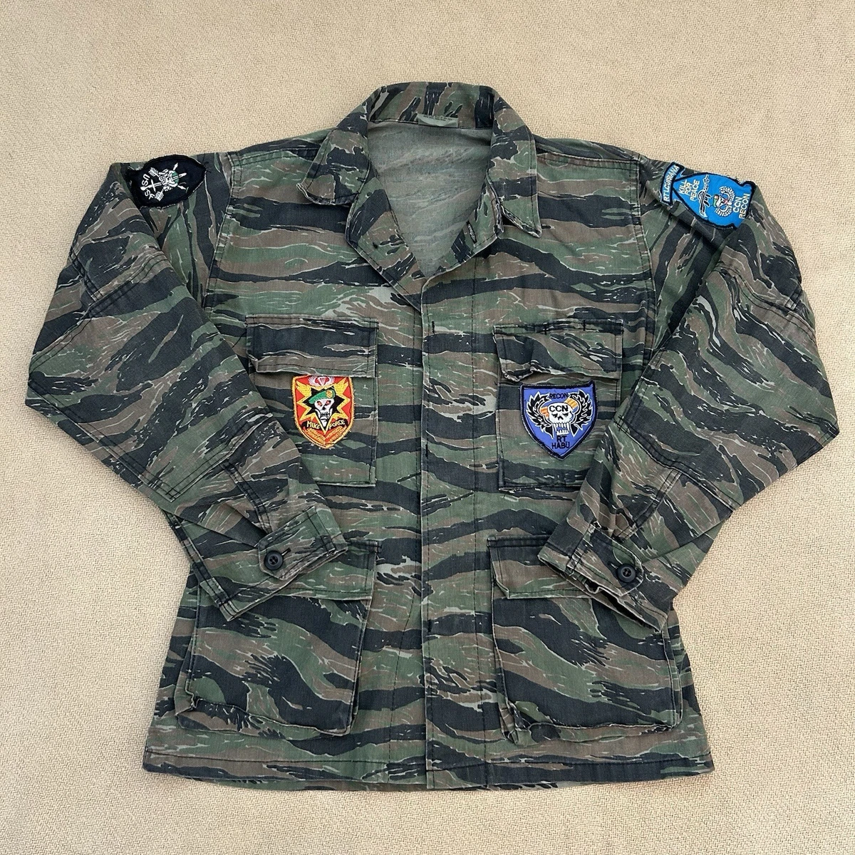 T-shirt Militaire Camouflage US Army Style Vietnam - 100% Coton - Taille Regular - Neuf Avec étiquettes